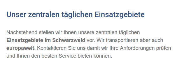 Kurierservice für  Denkingen