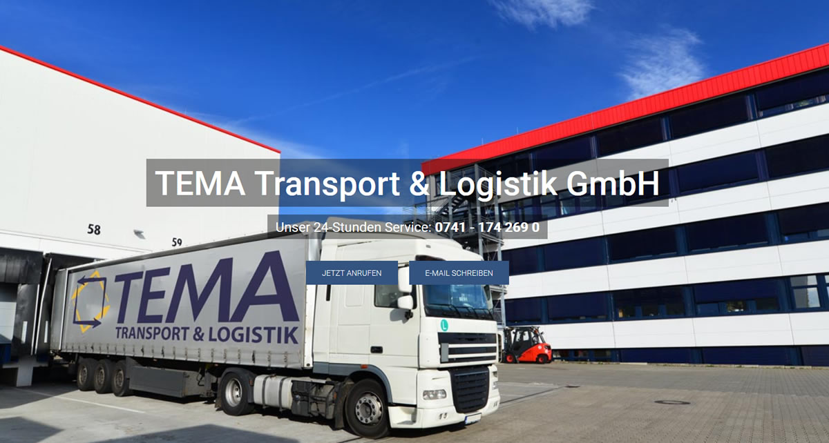 Kurierdienst Dunningen: TEMA Transport & Logistik -Fahrservice