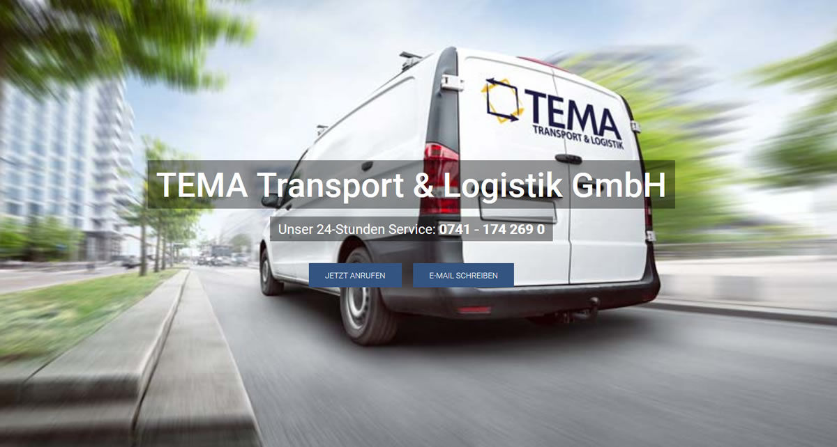 Kurierdienst Gunningen: TEMA Transport & Logistik -Spedition